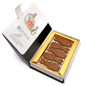 Charbonnel et Walker Peter Rabbit Top and Tail Milk Chocolates 125g